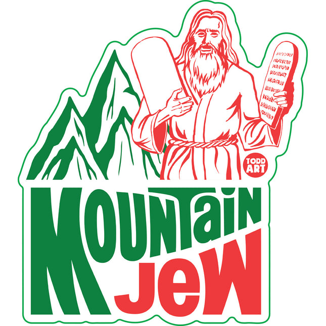Mountain Jew Vinyl Sticker