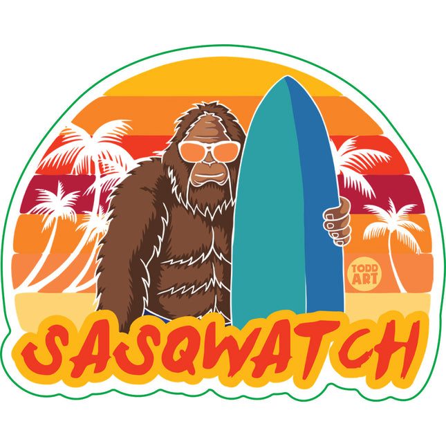 Sasqwatch Vinyl Sticker