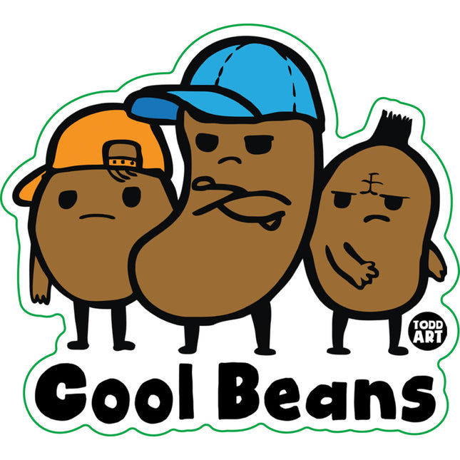 Cool Beans Vinyl Sticker