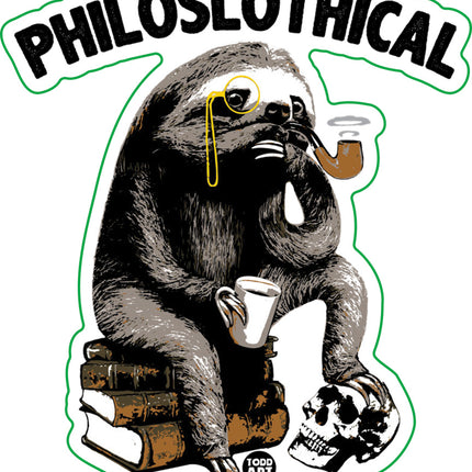 Philoslothical Vinyl Sticker