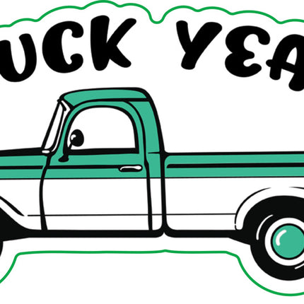 Truck Yeah Vinyl Sticker