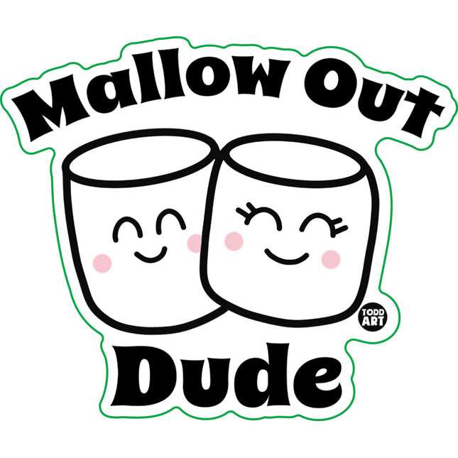 Mallow Out Dude Vinyl Sticker