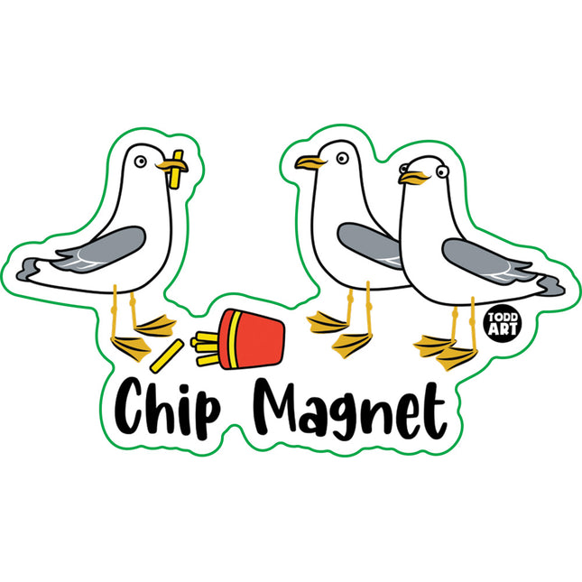 Chip Magnet Vinyl Sticker