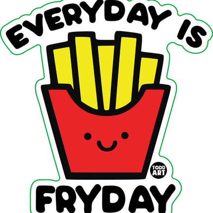 Everyday is Fryday Vinyl Sticker