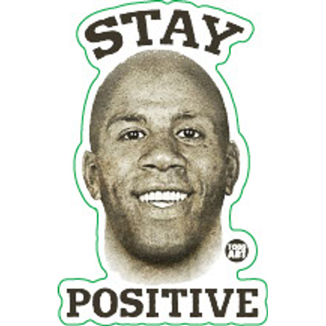 Stay Positive Magic Vinyl Sticker