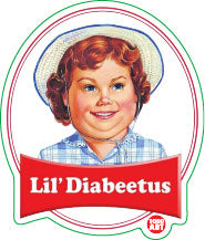 Little Diabeetus Vinyl Sticker