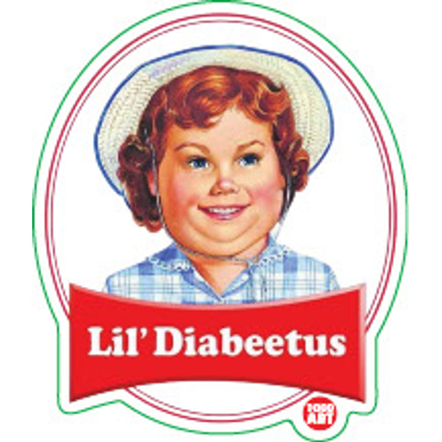 Little Diabeetus Vinyl Sticker
