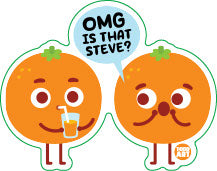 OMG Steve OJ Vinyl Sticker