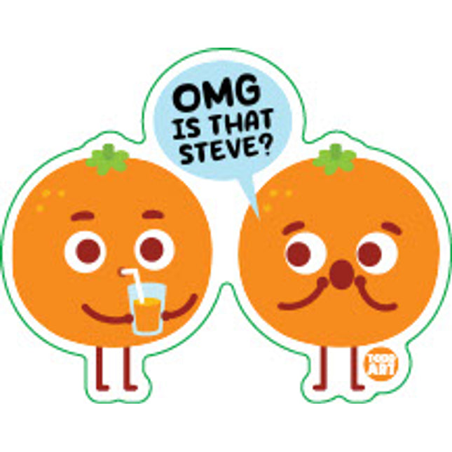 OMG Steve OJ Vinyl Sticker
