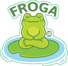 Froga Vinyl Sticker