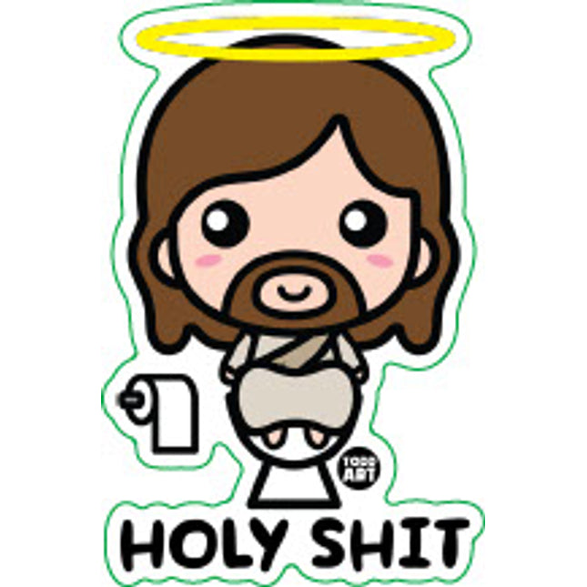 Holy Shit Jesus Vinyl Sticker