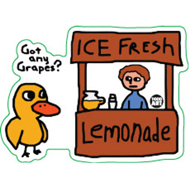 Got Any Grapes Vinyl Sticker