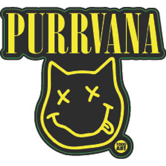 Purrvana Vinyl Sticker