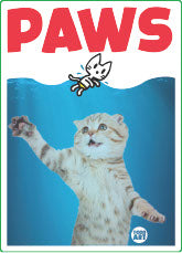 Paws Jaws Vinyl Sticker