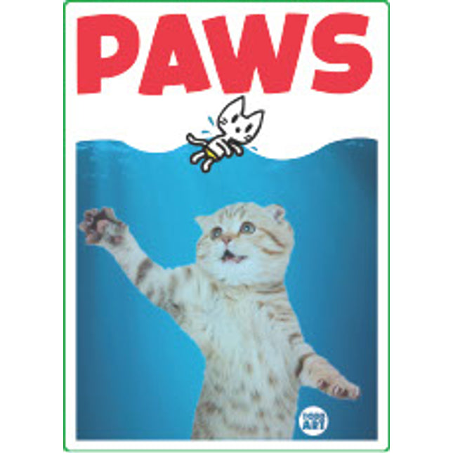 Paws Jaws Vinyl Sticker