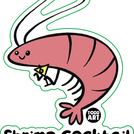 Shrimp Cocktail Vinyl Sticker