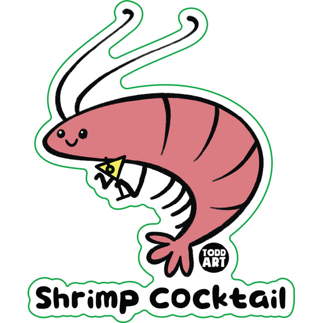 Shrimp Cocktail Vinyl Sticker
