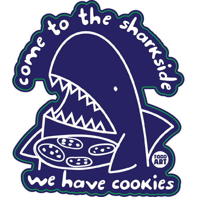 Come To The Sharkside Vinyl Sticker