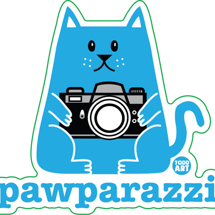 Pawparazzi Vinyl Sticker