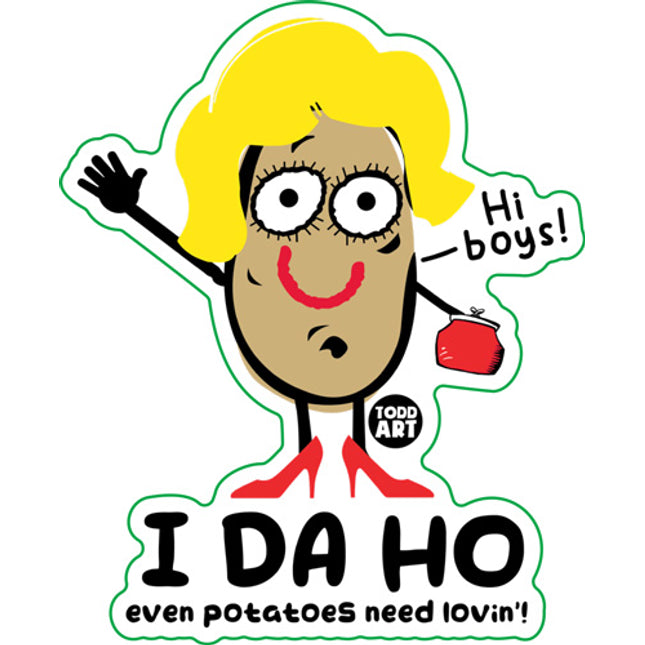I DA HO Vinyl Sticker