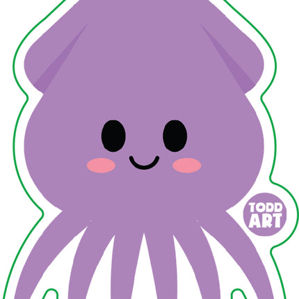 Squid Vinyl Sticker