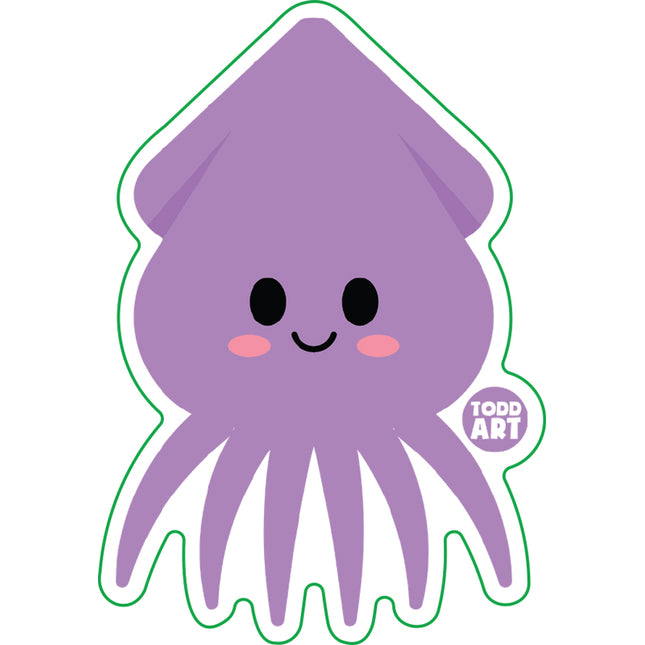 Squid Vinyl Sticker