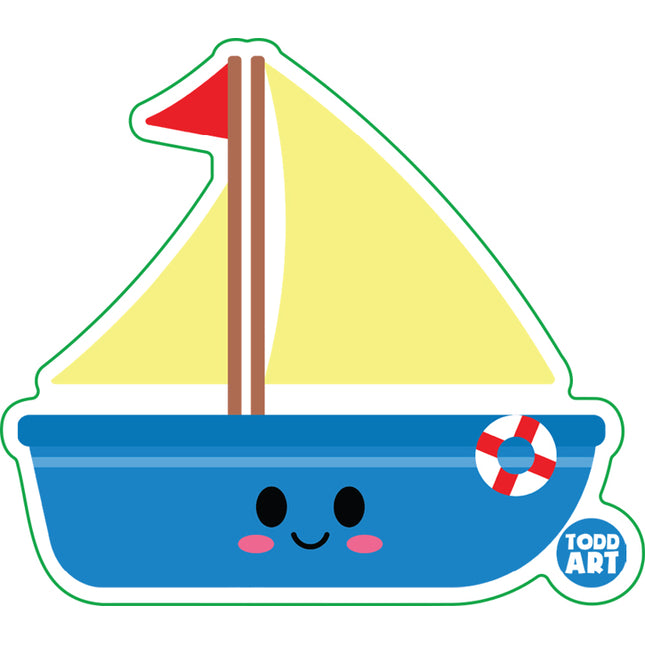 Sailboat Vinyl Sticker