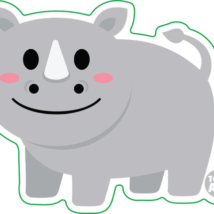 Rhino Vinyl Sticker