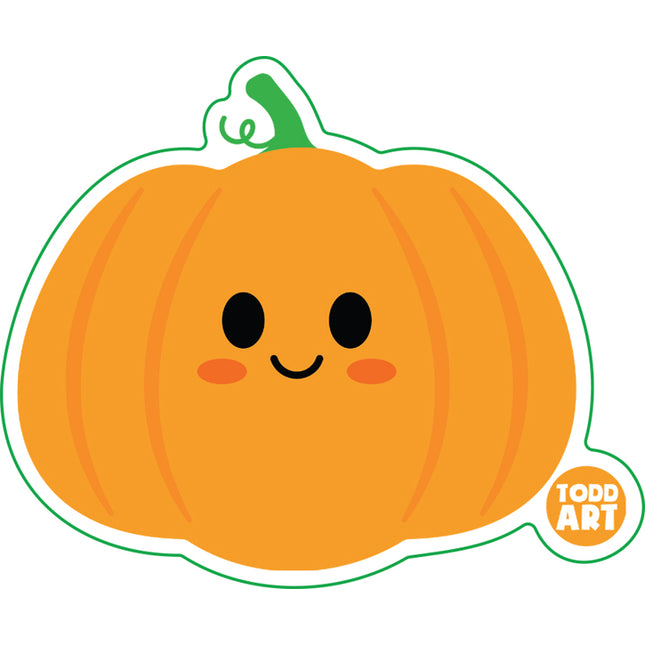 Pumpkin Vinyl Sticker