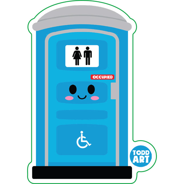 Porta Potty Vinyl Sticker