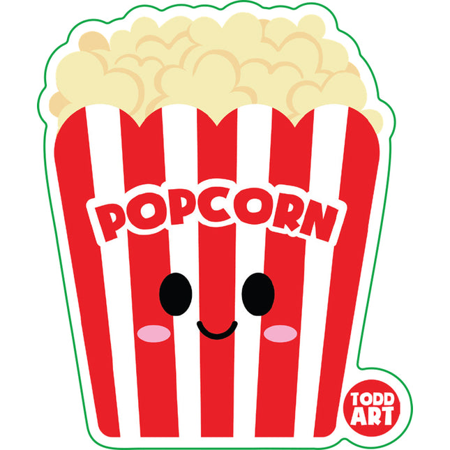 Popcorn Vinyl Sticker