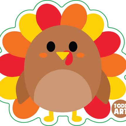 Turkey Vinyl Sticker