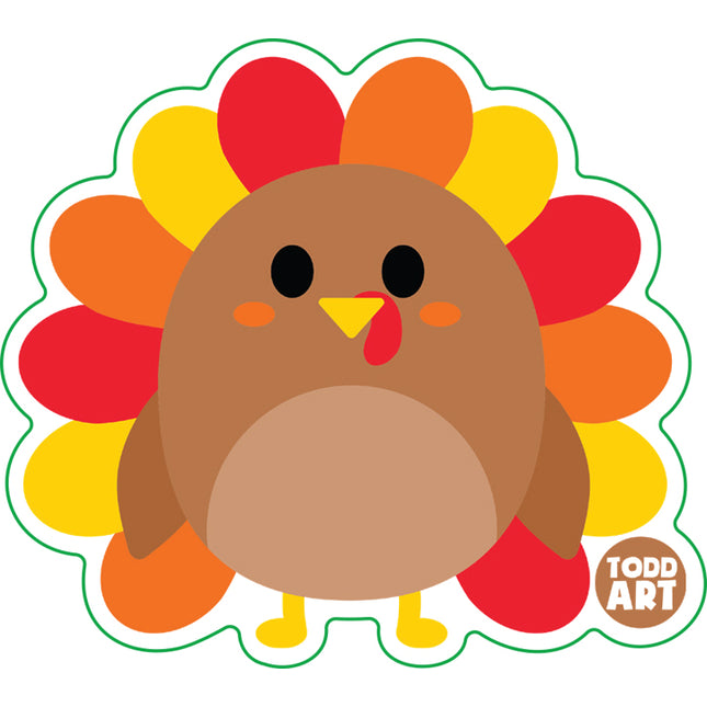 Turkey Vinyl Sticker
