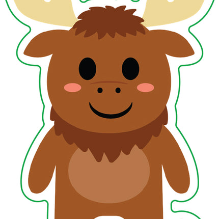 Moose Vinyl Sticker