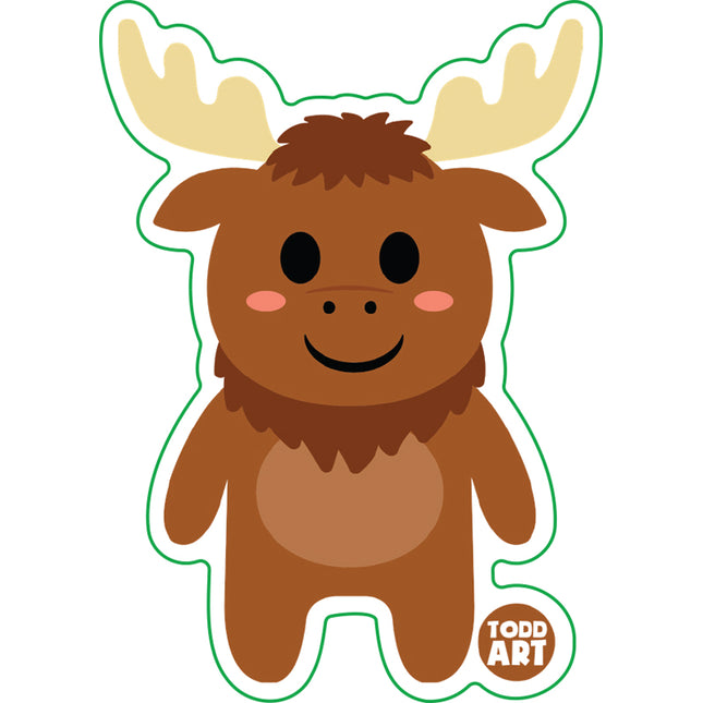 Moose Vinyl Sticker