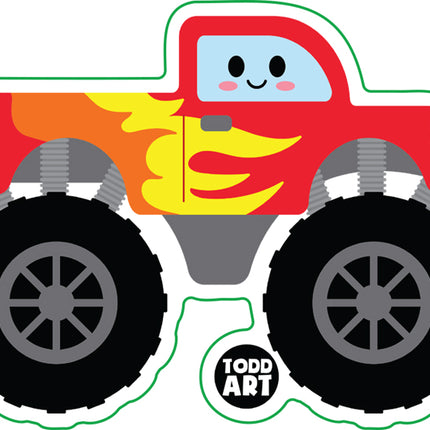 Monster Truck Vinyl Sticker