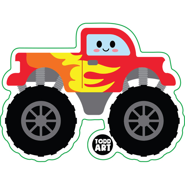 Monster Truck Vinyl Sticker