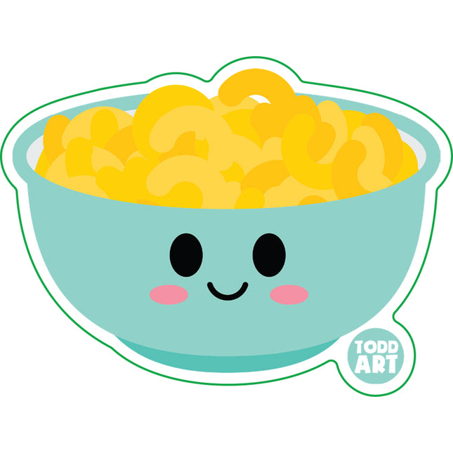 Mac and Cheese Vinyl Sticker