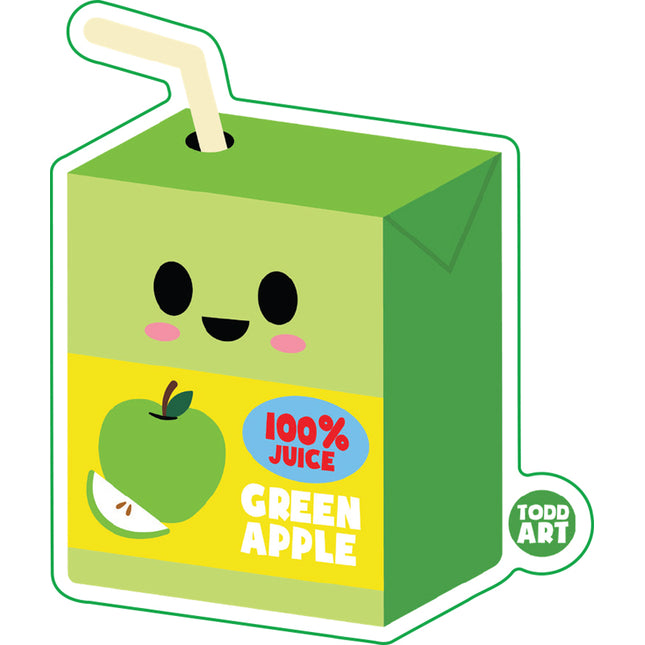Apple Juice Vinyl Sticker