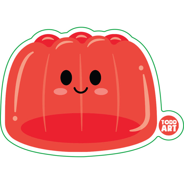 Jello Vinyl Sticker