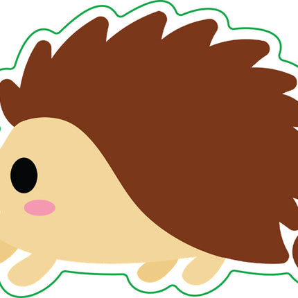 Hedgehog Vinyl Sticker