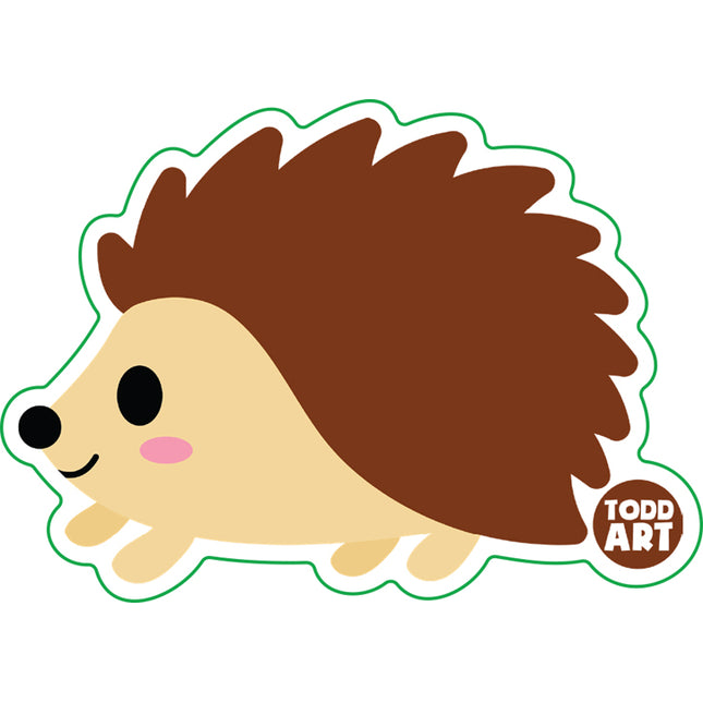Hedgehog Vinyl Sticker