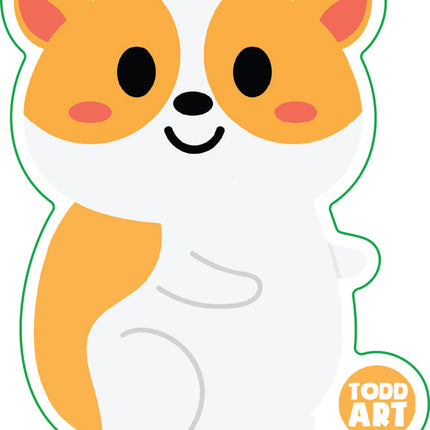 Hamster Vinyl Sticker