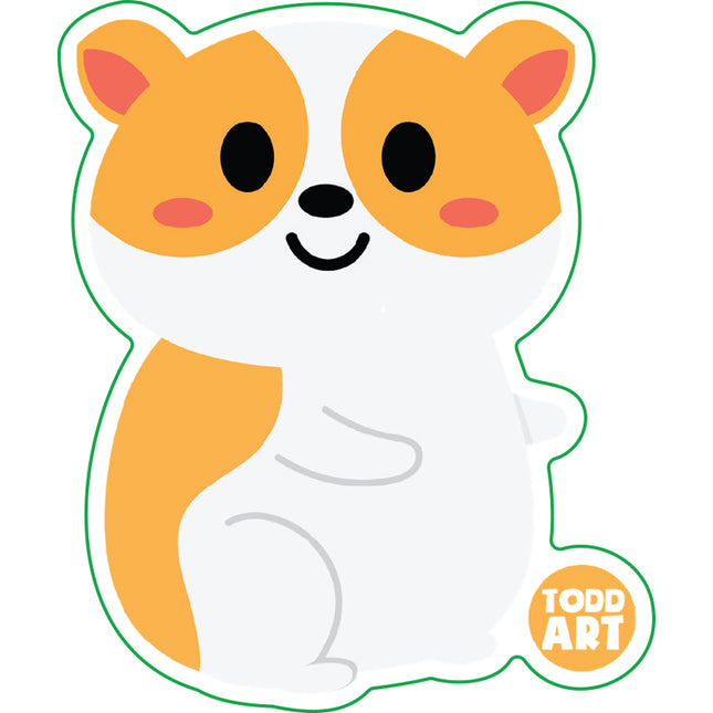 Hamster Vinyl Sticker
