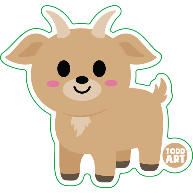 Goat Vinyl Sticker