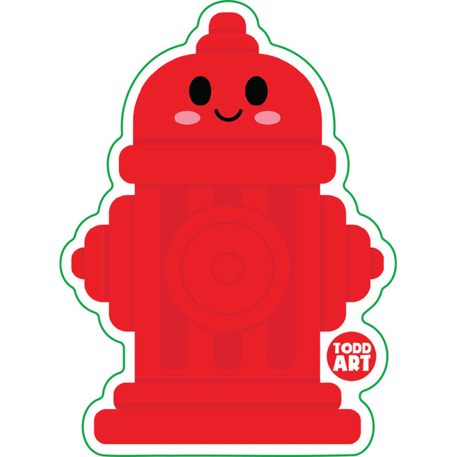 Fire Hydrant Vinyl Sticker
