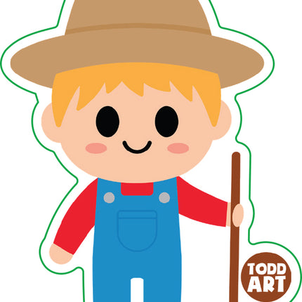 Farmer Vinyl Sticker