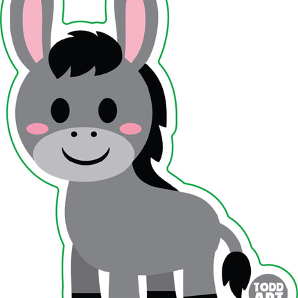 Donkey Vinyl Sticker