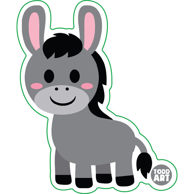 Donkey Vinyl Sticker