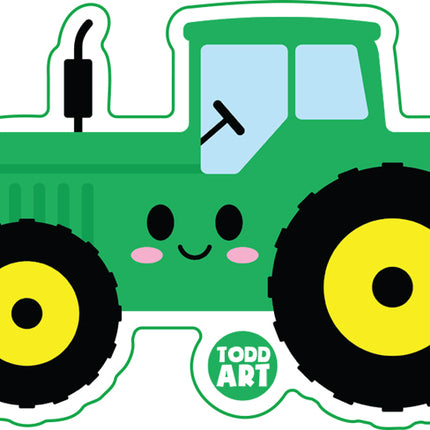 Tractor Vinyl Sticker